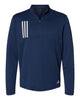 Adidas A482 3-Stripes Double Knit Quarter-Zip Pullover