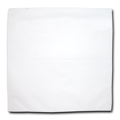 Bandanas, 100% Cotton, White, Solid Color, Plain, Blank Bandannas, Bandana, Size: 22