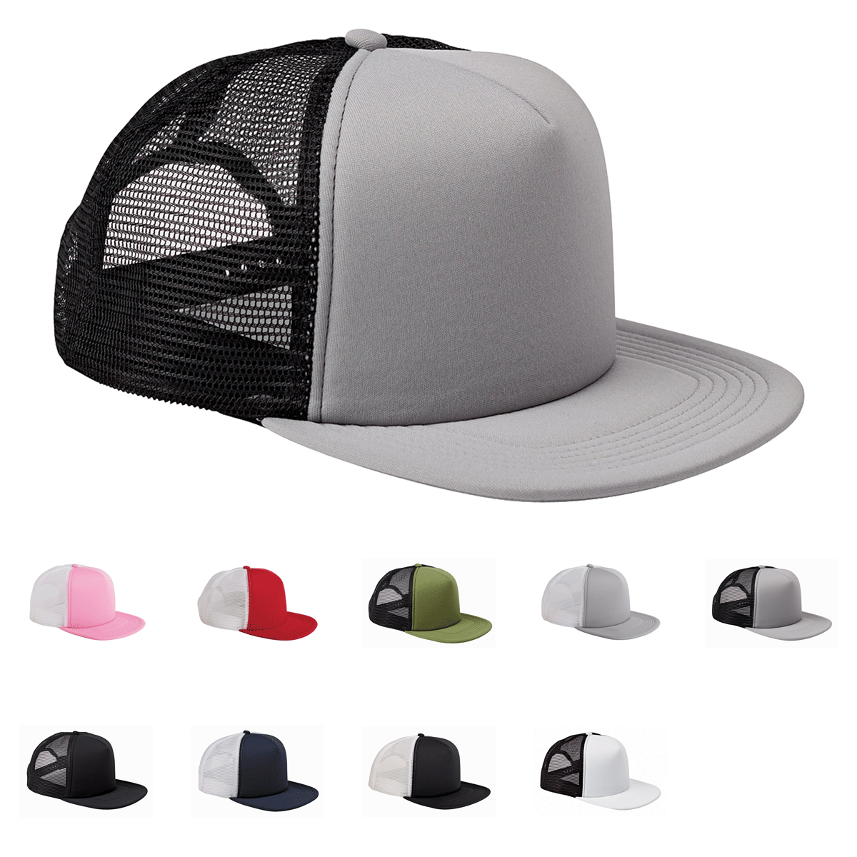 Big Accessories BX030 5-Panel Foam Front Trucker Cap – The Park 