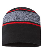 Cap America RKV9 USA-Made Variegated Striped Beanie