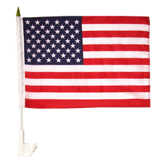 US Car Flag, America Flag for Car, Bulk Car Flags, Wholesale Car Flags -