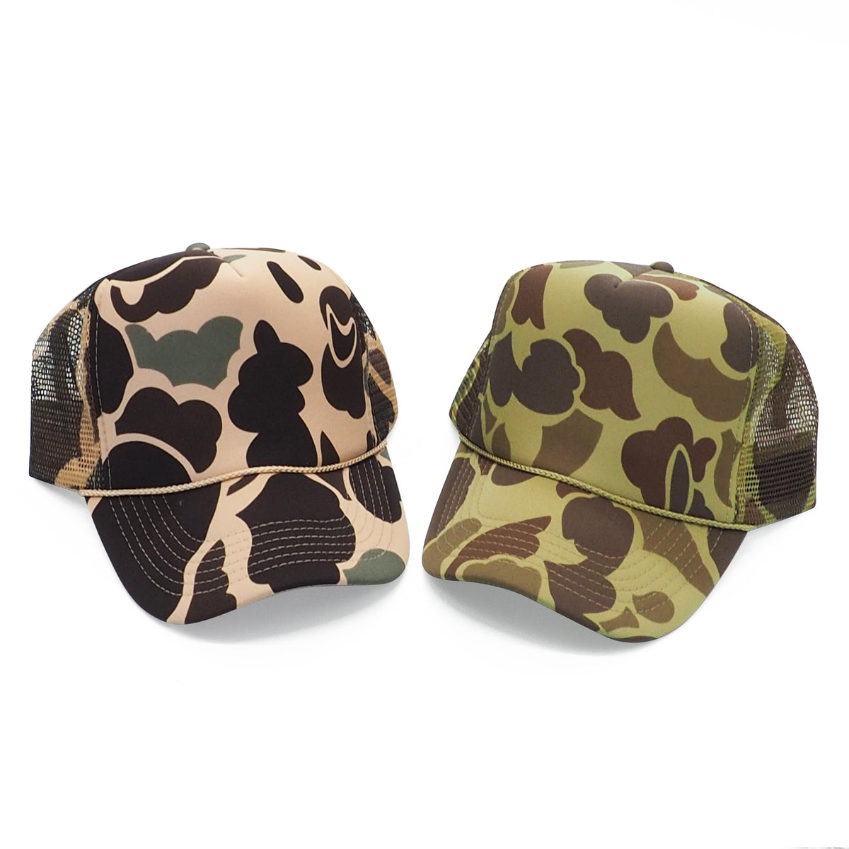 Nissun CSC - Foam Trucker Camo Hat, 5-Panel Camouflage Cap – The