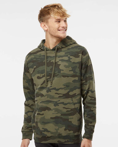 Independent Trading Co. SS4500 Camo Colors - Midweight Hooded Sweatshirt, Hoodie - SS4500