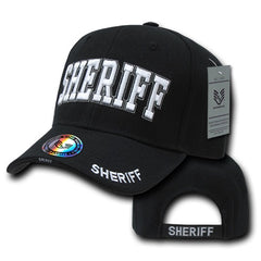 Sheriff Hat Law Enforcement Baseball Cap - Black - Rapid Dominance JW -