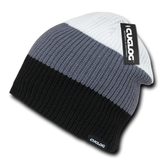 Mauna Kea Beanie, Knit Cap, Slouch Beanie, Rib Knit - Cuglog K004 -
