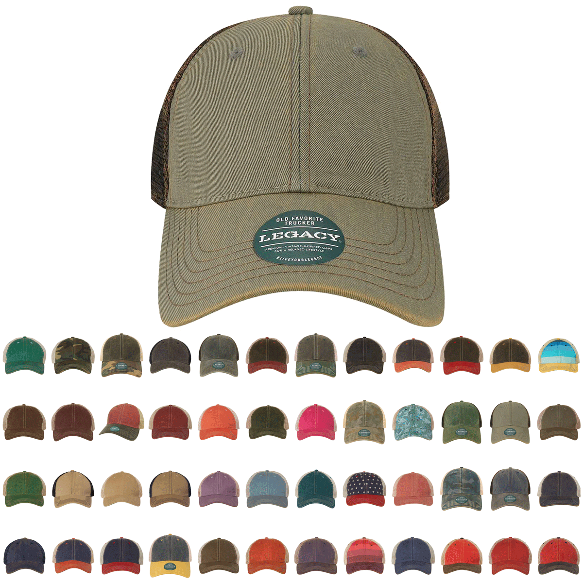 Legacy OFA Old Favorite Trucker Cap OFA The Park Wholesale
