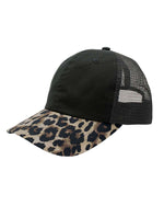 Mega Cap 6885 Leopard Fashion Trucker Cap
