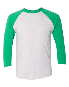 Next Level 6051 Unisex Triblend Three-Quarter Raglan T-Shirt -