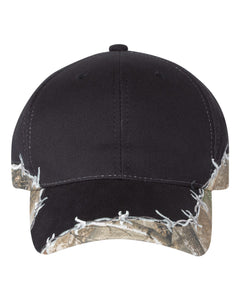 Outdoor Cap BRB605 - Camo with Barbed Wire Cap -