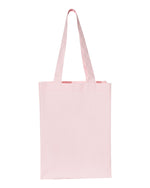 Q-Tees 12L Gussetted Shopping Bag, Cotton Canvas Tote Bag - Q1000