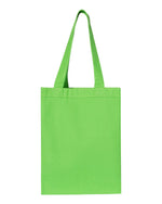 Q-Tees 12L Gussetted Shopping Bag, Cotton Canvas Tote Bag - Q1000