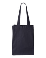 Q-Tees 12L Gussetted Shopping Bag, Cotton Canvas Tote Bag - Q1000