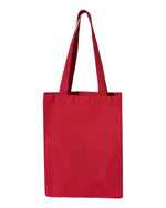 Q-Tees 12L Gussetted Shopping Bag, Cotton Canvas Tote Bag - Q1000