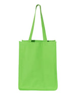 Q-Tees 27L Jumbo Shopping Bag, Cotton Canvas Tote Bag - Q125400