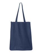 Q-Tees 27L Jumbo Shopping Bag, Cotton Canvas Tote Bag - Q125400