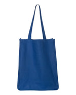 Q-Tees 27L Jumbo Shopping Bag, Cotton Canvas Tote Bag - Q125400