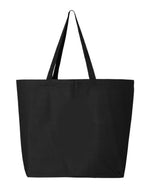 Q-Tees 25L Jumbo Tote, Heavy Cotton Canvas Tote Bag - Q600