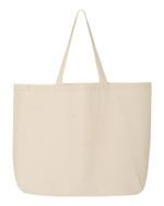 Q-Tees 25L Jumbo Tote, Heavy Cotton Canvas Tote Bag - Q600