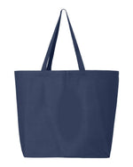 Q-Tees 25L Jumbo Tote, Heavy Cotton Canvas Tote Bag - Q600