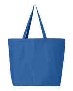 Q-Tees 25L Jumbo Tote, Heavy Cotton Canvas Tote Bag - Q600