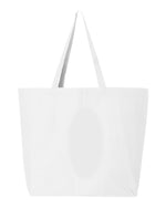 Q-Tees 25L Jumbo Tote, Heavy Cotton Canvas Tote Bag - Q600