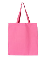 Q-Tees Promotional Tote, Heavy Cotton Canvas Tote Bag - Q800