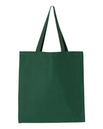 Q-Tees Promotional Tote, Heavy Cotton Canvas Tote Bag - Q800