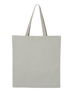 Q-Tees Promotional Tote, Heavy Cotton Canvas Tote Bag - Q800