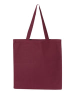 Q-Tees Promotional Tote, Heavy Cotton Canvas Tote Bag - Q800