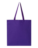 Q-Tees Promotional Tote, Heavy Cotton Canvas Tote Bag - Q800
