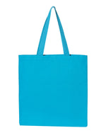 Q-Tees Promotional Tote, Heavy Cotton Canvas Tote Bag - Q800
