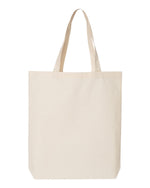 Q-Tees 12L Economical Tote, Cotton Tote Bag - QTBG
