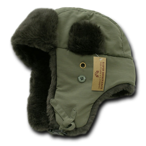 Aviator Hat, Faux Fur Trapper Hat, Bomber Hat - Rapid Dominance R06