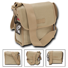 Rapid Dominance Military Field Bag, Tactical Shoulder Bag, Canvas Army Bag - R34 -