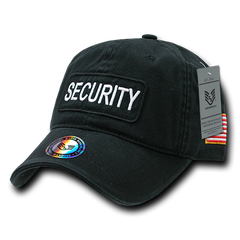 Security Dual Flag Raid Cap, Security Guard Baseball Cap - Rapid Dominance R89 -