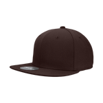 Decky RP1 - Fitted Flat Bill Hat, Retro Fitted Cap (Sizes: 6 7/8 - 7 1/4)