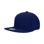 Decky RP1 - Fitted Flat Bill Hat, Retro Fitted Cap (Sizes: 6 7/8 - 7 1/4)