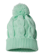 Richardson 141 Chunk Twist Knit Beanie with Cuff & Pom 141R