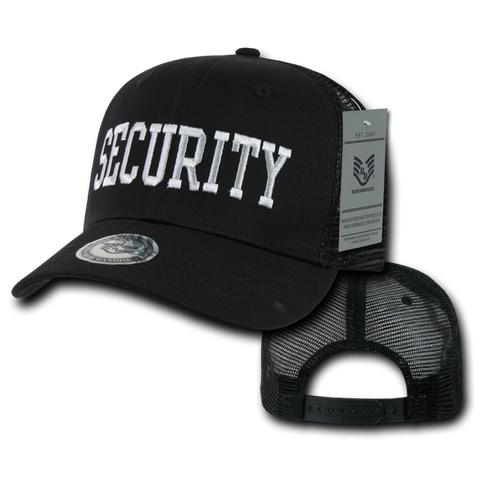 Security Trucker Hat Mesh Baseball Cap Guard Public Safety - Rapid Dominance S77
