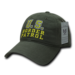 US Border Patrol Hat Relaxed Baseball Cap Customs - Rapid Dominance S78 -