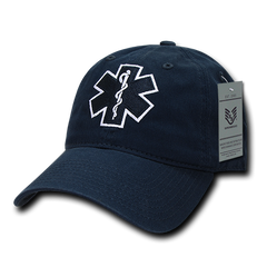 EMT Hat Relaxed Baseball Cap Paramedic Star of Life Ambulance - Rapid Dominance S78 -