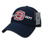Fire Department Trucker Hat Relaxed Mesh Baseball Cap Firefighter FD - Rapid Dominance S79