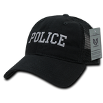 Police Trucker Hat Relaxed Mesh Baseball Cap Officer Cop - Rapid Dominance S79