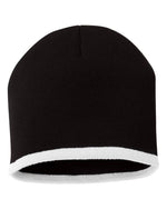 Sportsman SP09 - 8" Bottom-Striped Knit Beanie