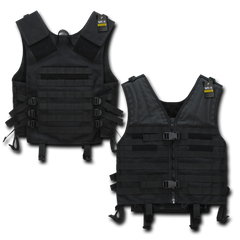 RapDom Tactical Modular Style Vest, Molle, Combat Gear Carrier - T201 -