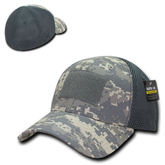 Tactical Operator Hat Air Mesh Flex Baseball Cap Patch Military Army - Rapdom T81 -