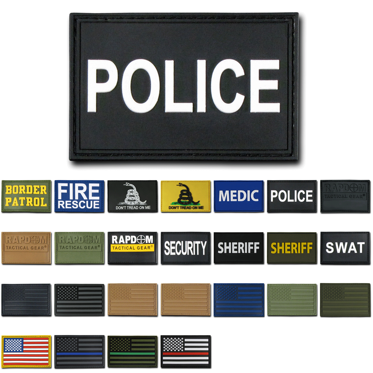 Don't Tread On Me PVC Patch - Various Colours - The Patch Board