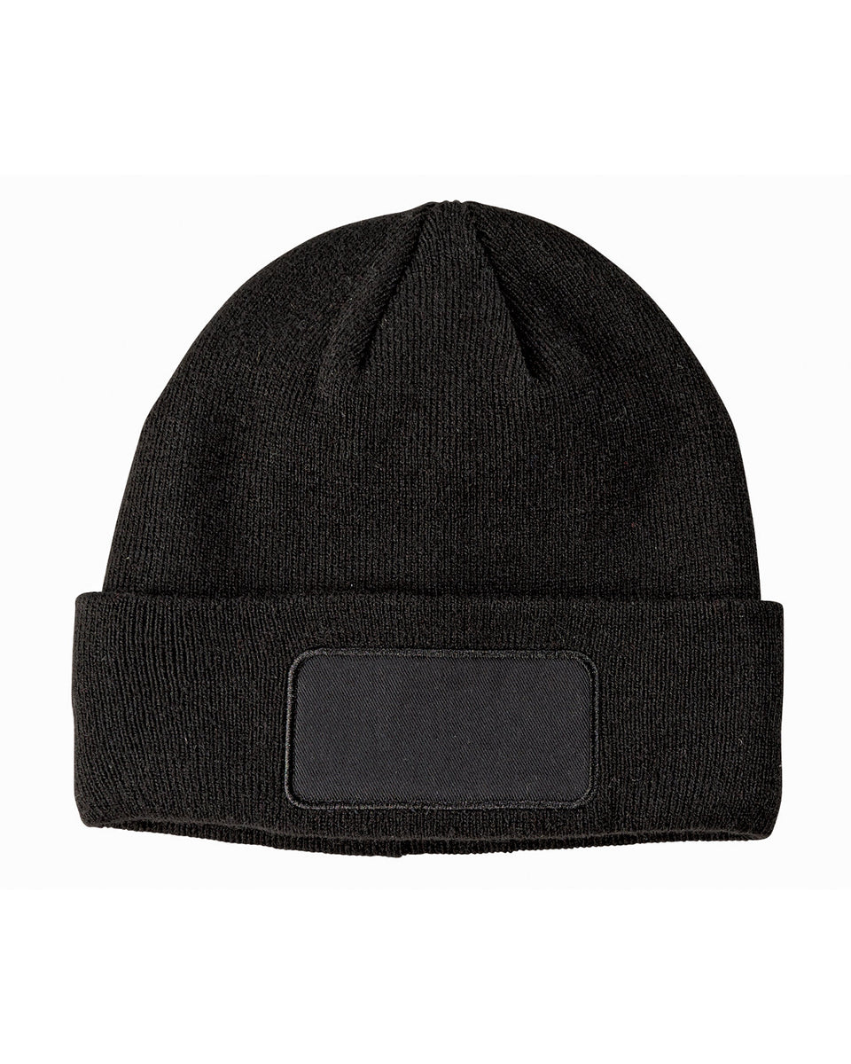 Big Accessories BA527 Patch Beanie, Knit Cap – The Park Wholesale