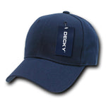 Wholesale Bulk Blank Fitted Baseball Hats (6 3/4 - 7 1/8) - Decky 402 - Navy