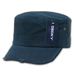Wholesale Bulk Blank Fitted GI Military Cadet Hats - Decky GR4 - Navy